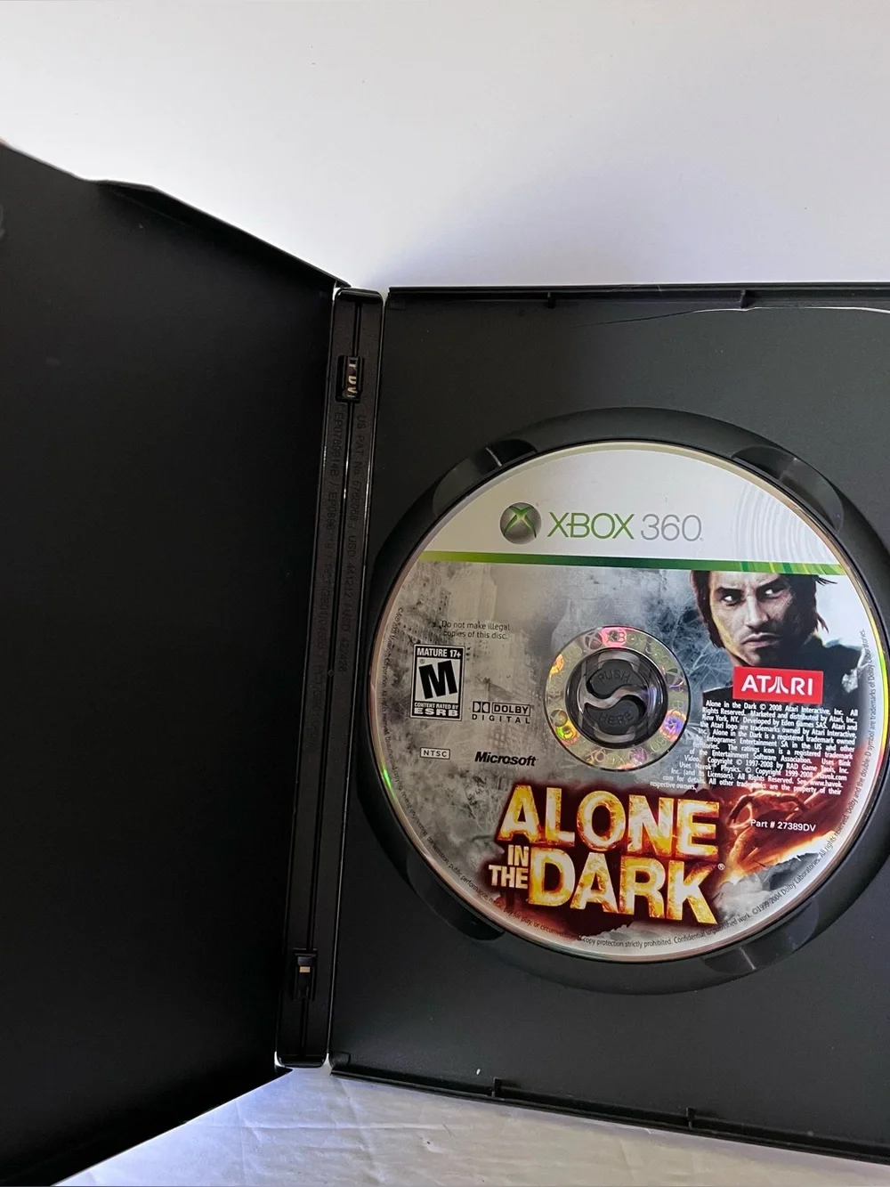 XBox 360 Game Alone in the Dark Not Orignal Case Tested & Works